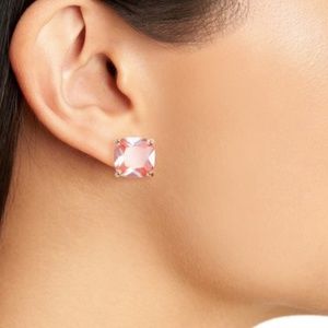 Kate Spade Orange Enamel Mini Small Square Studs